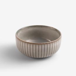 激美預購-14天到貨｜WAGA 歐式菊瓣 陶瓷碗11cm-灰