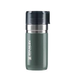 美國 STANLEY GO系列 真空保溫瓶0.47L-錘紋綠