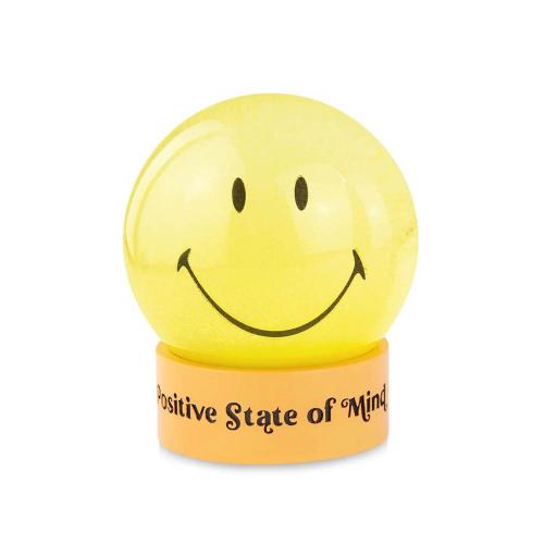 德國 DONKEY 造型水晶球擺飾 SMILEY 50週年聯名款-笑臉款