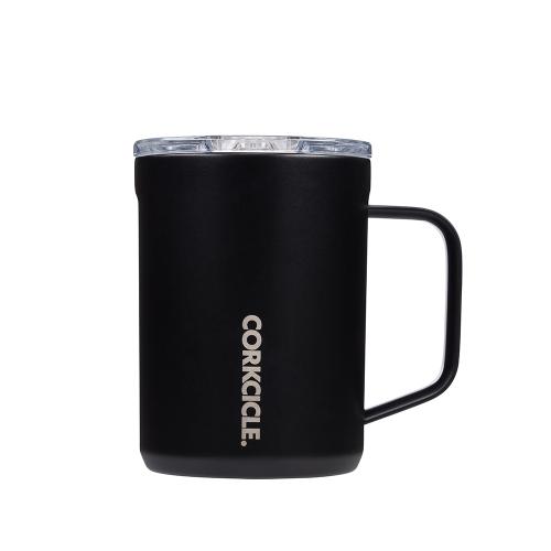 美國 CORKCICLE 三層真空咖啡杯 475ml-消光黑
