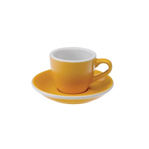英國Loveramics Coffee Pro-Egg濃縮咖啡杯盤組80ml(黃)