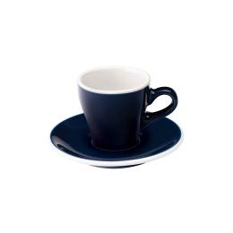英國Loveramics Coffee Pro-Tulip濃縮咖啡杯盤組80ml(丹寧)