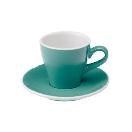英國Loveramics Coffee Pro-Tulip卡布奇諾咖啡杯盤組180ml(藍綠)