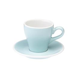 英國Loveramics Coffee Pro-Tulip卡布奇諾咖啡杯盤組180ml(湖水藍)