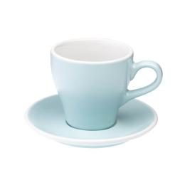 英國Loveramics Coffee Pro-Tulip拿鐵咖啡杯盤組280ml(湖水藍)