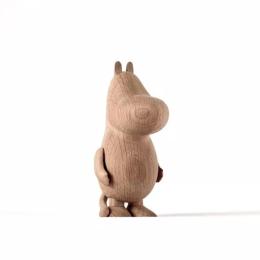 95折｜丹麥 Boyhood 姆明造型橡木擺飾(小)-橡木色