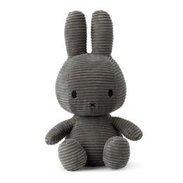 雙11限定9折｜荷蘭BON TON TOYS Miffy Corduroy米菲兔燈芯絨玩偶33cm-灰