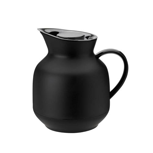 丹麥 Stelton Amphora真空保溫茶壺1L-黑