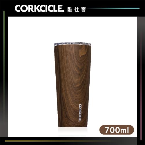 美國 CORKCICLE 三層真空寬口杯 700ml-胡桃木