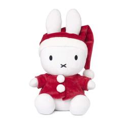 荷蘭BON TON TOYS Miffy 米菲兔玩偶33cm-聖誕兔