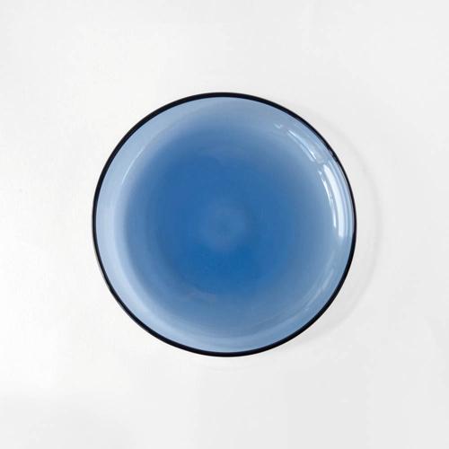 日本 amabro HEAT-PROOF 玻璃餐盤-藍