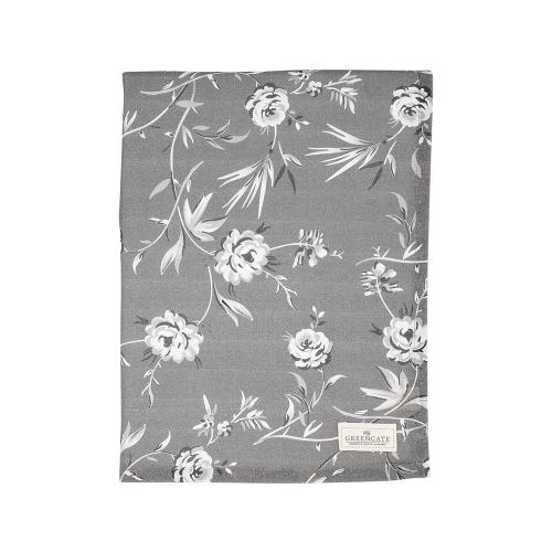丹麥GreenGate Aslaug dark grey 桌巾 150x150cm
