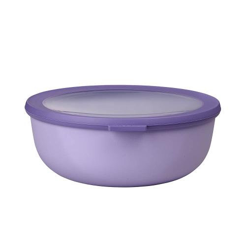 荷蘭 Mepal 圓形密封保鮮盒2.25L-薰衣草紫