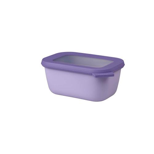荷蘭 Mepal 方形密封保鮮盒750ml(深)-薰衣草紫