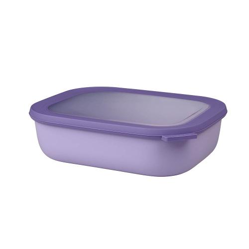 荷蘭 Mepal 方形密封保鮮盒2L(淺)-薰衣草紫