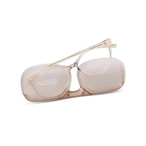 法國NOOZ 時尚造型老花眼鏡(鏡腳便攜款)IVY蝴蝶形-石英粉