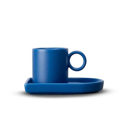 瑞典 ByOn Niki 濃縮咖啡杯組-藍