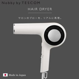 日本NOBBY BY TESCOM 專業沙龍修護離子吹風機 NIB3000TW-晨霧白