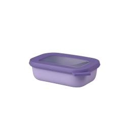 荷蘭 Mepal 方形密封保鮮盒500ml(淺)-薰衣草紫
