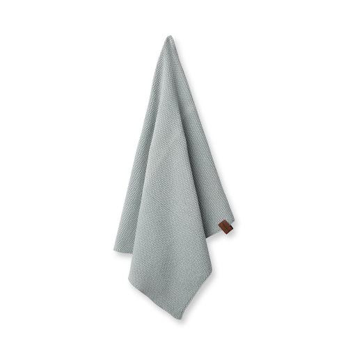 丹麥 Humdakin 織紋有機棉廚房萬用巾 45x70cm-石頭灰