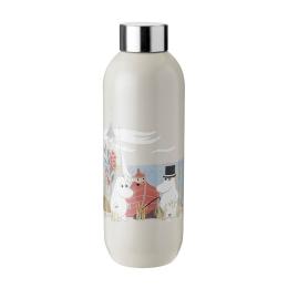 8折｜丹麥 Stelton Moomin Keep Cool隨身瓶750ml-沙色