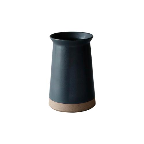 日本KINTO CERAMIC LAB陶瓷餐具收納筒7.5cm-黑