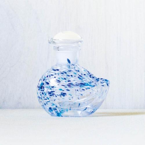 日本 廣田硝子 都鳥系列 小鳥醬油瓶-藍