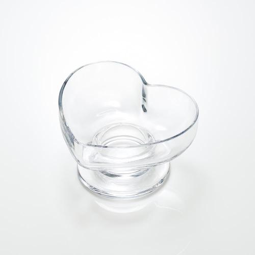 日本 廣田硝子 心型點心杯-透明