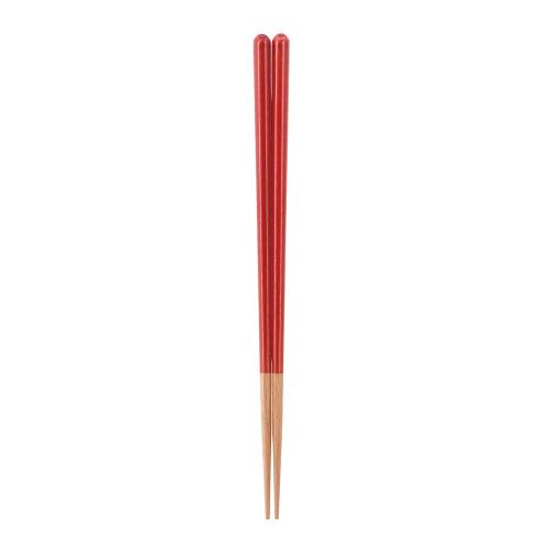 日本 KAWAI Haze 復古色筷子-櫻桃紅