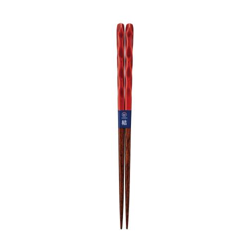 日本 KAWAI 日本結 YUI筷子-浮雕 赤