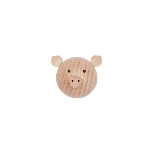 丹麥 OYOY Mini Hook 童趣木製掛鉤-小豬