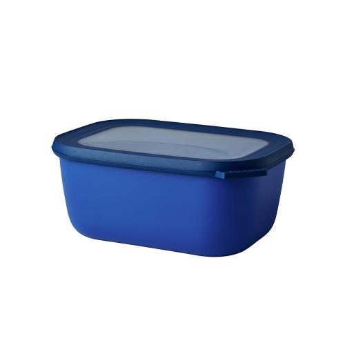 荷蘭 Mepal 方形密封保鮮盒1.5L(深)-寶石藍