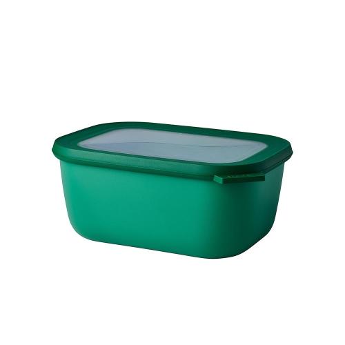 荷蘭 Mepal 方形密封保鮮盒1.5L(深)-寶石綠
