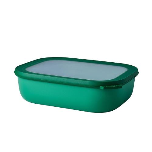 荷蘭 Mepal 方形密封保鮮盒2L(淺)-寶石綠