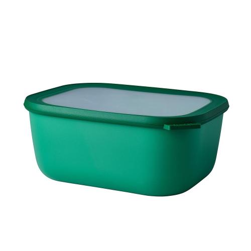 荷蘭 Mepal 方形密封保鮮盒3L(深)-寶石綠