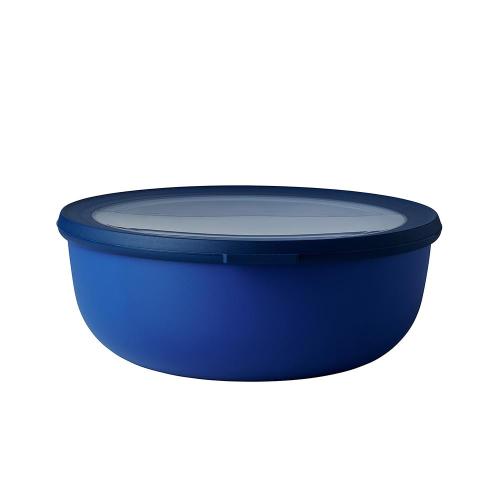 荷蘭 Mepal 圓形密封保鮮盒2.25L-寶石藍