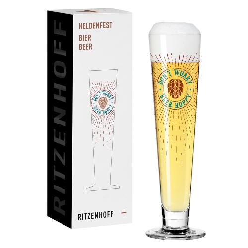 德國 RITZENHOFF+ 英雄節經典啤酒杯-歡愉花釀