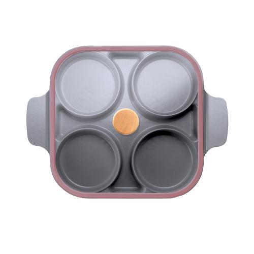 韓國 NEOFLAM Steam Plus Pan雙耳烹飪神器&玻璃蓋-粉紅FIKA