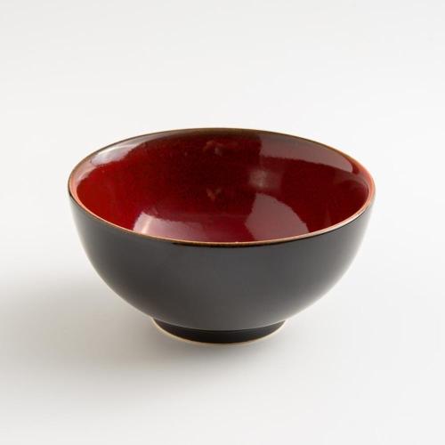 WAGA 新東方 陶瓷碗12.5cm-紅