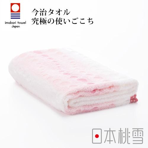 日本桃雪 今治水泡泡浴巾-日光粉