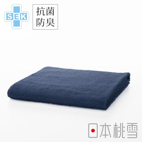 日本桃雪 SEK抗菌防臭運動大毛巾-靛藍色