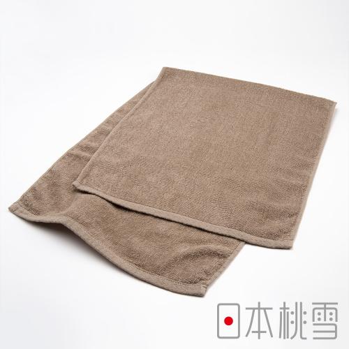 日本桃雪 運動綁頭毛巾-淺咖啡色