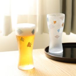 日製玻璃2件8折｜日本ADERIA 波千鳥對杯2入禮盒組310ml