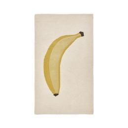 9折｜丹麥 OYOY 造型手工羊毛地毯-香蕉