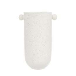 9折｜丹麥 OYOY Saga 薩加手作石器 花瓶-柔和白