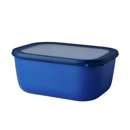 屋子限量優惠｜荷蘭 Mepal 方形密封保鮮盒3L(深)-寶石藍