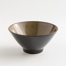 WAGA 新東方 陶瓷碗15.5cm-棕