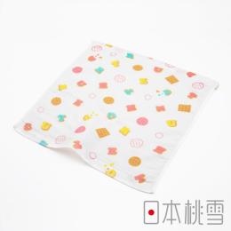 毛巾換季85折｜日本桃雪 紗布方巾-夢幻下午茶-小餅乾