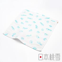 毛巾換季85折｜日本桃雪 紗布方巾-經典小小圖-北極熊