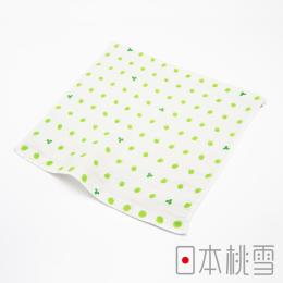 毛巾換季85折｜日本桃雪 紗布方巾-經典小小圖-小豆子